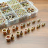 wwsurpluses 420 M3 M4 M5 M6 M8 M10 6-32 8-32 10-24 1/4-20 5/16-18 3/8-16 Pcs Metric & SAE Rivet Nut Kit, Carbon Steel