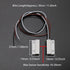 MC-38 5pcs Magnetic Reed Switch NC NO COM Surface Mount Wired Door Window Contact Sensor with Adhesive Paper for Home