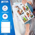 Better Office Products Photo Album Refill Sheets, 3.5 x 5 Inch, Heavyweight, Diamond Clear 3 Ring Photo Binder Page