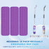 3 2 Commercial Spray Mops for Hardwood Floor Cleaning: MEXERRIS Floor Mop with Washable Pads for Swiffer Powermop - Wet