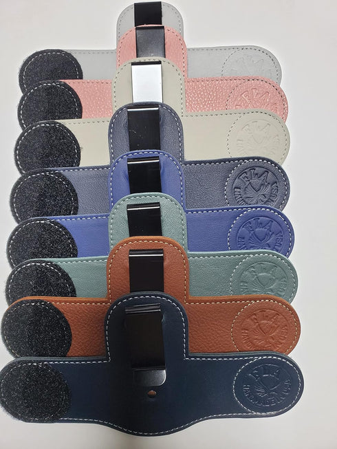 Stethoscope Holder Pro with Clip, Handmade in USA Genuine Leather, Perfect for Physicians, Nurses & Medical Students