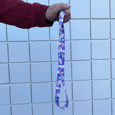 Desert Cactus Unicorn Lanyard Badge ID Holder - Car Keys Keychain Souvenir for Nurse Doctor Teacher, Detachable
