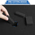 Storystore Polyurethane Foam Sheet, 4 Pcs Black Foam Inserts for Cases, Toolbox, Camera Storage, Game Box