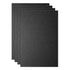 Pack of 4 ABS Plastic Sheet 12" x 16" x 0.060" Thick, Black Moldable for Robotics Competition