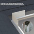 4 Pcs Gutter Valley Splash Guards, Rain Gutter Valley Roofing Gutter Guards for House Shingle Roofs