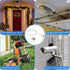 3 Outlet Light Socket Adapter, E26/E27 Bulb Socket to 3 Prong Outlet Converter for Indoor Outdoor Use