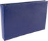 Better Office Products 7 Ring Executive Check Binder, Blue Textured Cover, 600 Check Capacity