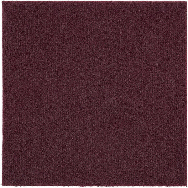 Achim Home Furnishings Nexus Burgundy 12x12 Self Adhesive Carpet Floor Tile - 12 Tiles/12 sq Ft.,NXCRPTBU12 by Achim Home Furnishings