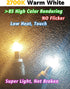 BA15S 1156 1141 1003 S8 SC LED Bulbs, 5W Low Voltage Bayonet Single Contact, 12-24V Warm White for RV and Marine (Pack
