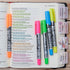BLIEVE Bible Study Kit, 10 Pack Gel Highlighters and Fine Tip Pens, No Bleed Through for Planner Supplies