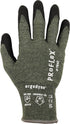 Ergodyne ProFlex 7042 Cut Resistant Work Gloves, ANSI A4, Green, Contact Heat Resistant Sandy Nitrile Coated Palms