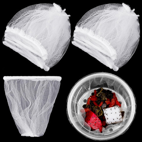 Suclain 500 Pcs Disposable Mesh Sink Strainer Bags, Elastic Kitchen Sink Strainer