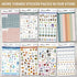Pack 310 Pack! bloom daily planners Holiday Seasonal Planner Sticker Sheets - Vintage Seasonal Sticker - Removable
