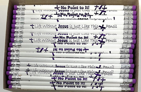 Life Without Jesus, No Point to It (Box of 144)