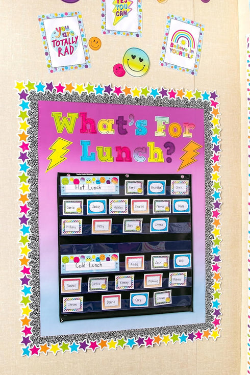 Teacher Created Resources Black 7 Pocket Chart, 20740