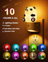 3D 3000K, 3 L LOHAS LED Night Light for Kids, Panda Night Light Plug in, Dusk to Dawn Nursery Night Lights, RGB+Soft