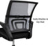 Chiropractor-Recommended, Mind Reader Air-Cloud Lumbar Cushion, Ergonomic Memory Foam Back Support Pillow for Office