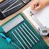 48 Packs Metallic Silver Welders Pencil, Hex Pencil Marking Tools for Welders, Plumbers, Carpenters, Office, School