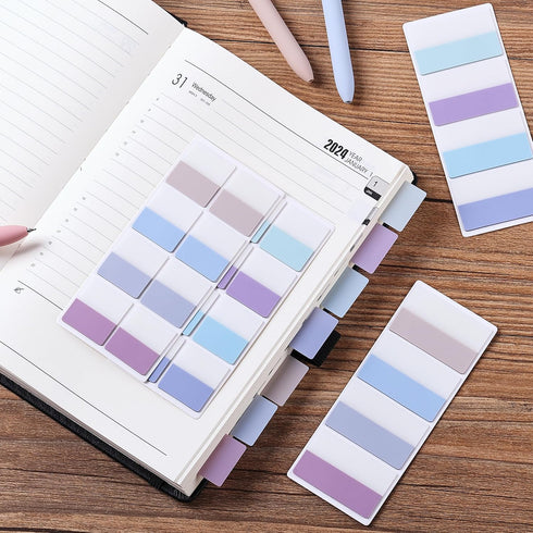 Mr. Pen Sticky Index Tabs, 360 Pcs, Pastel Sticky Tabs for Notebooks, Page Markers, Binders, and Books