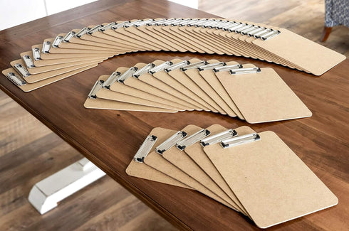 Office Solutions Direct Clipboards with Low Profile Clip, Set of 30 Heavy Duty Clipboards