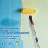 13PCS Set 9 Inch 52 inch BeBecome Paint Roller Kit with Extension Pole, House Paint Rollers with Tray, Roller Frame