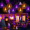 Flacchi Solar Flame String Lights - 42ft 15 LED Lights Outdoor Solar