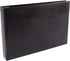 Better Office Products 7 Ring Executive Check Binder, Black Textured Cover, for 9 x 13" Business Checks, 600 Capacity