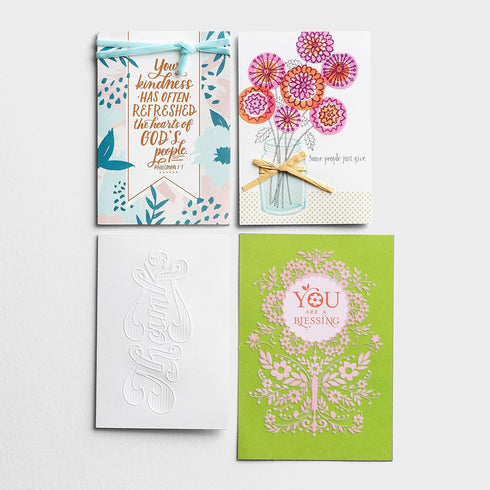 Dayspring 8 (J4526) - Thank You - Appreciation Greeting Card Assortment with Envelopes