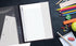 Better Office Products Ultra Durable Clear Front Report Covers, 25 Per Box, Letter Size, Black with Fasteners