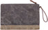 Gootium Waxed Canvas Zip Folio Pencil Pouch - Multipurpose File Folder, Size 13"x9.4", Olive Drab
