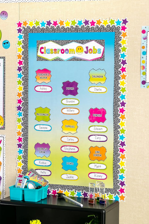Teacher Created Resources Aqua and Lime Color Wash Better Than Paper Bulletin Board Roll