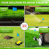 Blue Marking Flags 100 Pack 4x5-Inch Marker Flags with 15-Inch Wire for Lawn, Irrigation, Landscape, Survey Flags