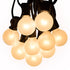 Hometown Evolution, Inc. White Pearl Outdoor Patio Globe String Lights (10 Foot,