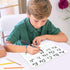 SCRIBBLEDO 5 Pack Double-Sided Whiteboard, 9" x 12" Lined Dry Erase Board for Kids Handwriting Practice