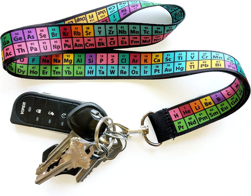 Rainbow Lanyard - Periodic Table of Elements Chemistry