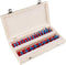 24-Piece Router Bit Set - Wood Routers Kit with 0.25-Inch Shank and