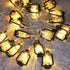Generic 10 1.5M Pcs Black Lantern LED String Lights for Ramadan - Warm White Fairy Lights,Mini Kerosene Lamp