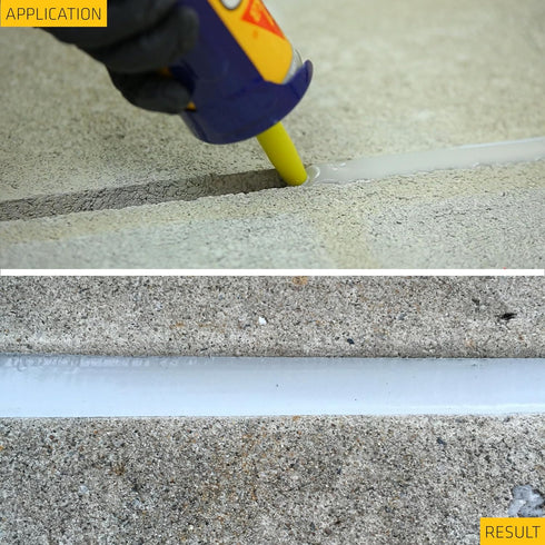Sikaflex Self Leveling Sealant, Gray Polyurethane, 29 fl. oz Cartridge for Sealing Horizontal Expansion Joints