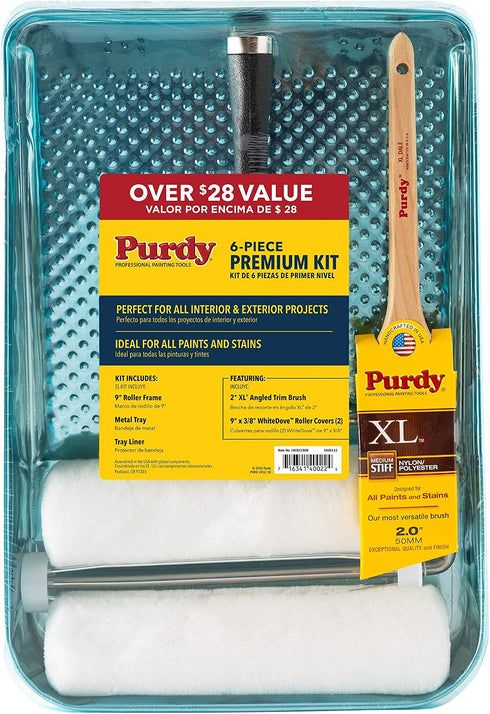 Purdy 14C811000 Premium 6-Piece Painting Kit, One Size, White