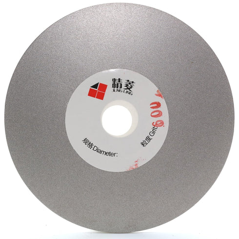 JINGLING Diamond Flat Lap Disc Grinding Disk 4" inch 100mm Arbor 5/8 Grit 600 Fine