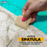 PentaUSA Tile Grout Repair Kit, Beige Grout Filler, Fast Drying Formula with Grout Float (8.8oz / 250gr)