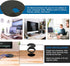 5 Pack Rok Hardware 3" (76mm) Black Round Computer Desk Table Port Wire Cable Organizer Hole Cover Grommet