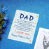 Fathers Card for Dad First Fathers Day Funny Gifts for New Dad Husband from Wife Father's Day Ideas Gifts for Daddy