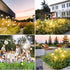 4 Packs 32LED YAKii Solar Garden Lights Outdoor Waterproof, Firefly Swaying Light,Upgraded Outdoor Decor Lights