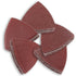 55Pcs Oscillating Tool Sanding Pad Triangle Sanding Pads Set 60/80/100/120/240 Grit for Finishing Wood Sanding Plaster