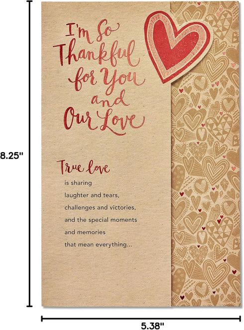 American Greetings Romantic Card - True Love Message