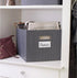 Bankers Box 4 Pack STOR/File Decorative Medium-Duty File Storage Boxes, Letter/Legal, Black/Gray Pinstripe