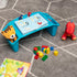Mind Reader Kids Lap Desk, Set of 2 - Activity Tray for Drawing, Stackable, Portable, Plastic, Blue
