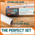Davik Multi-Purpose Whiteboard Sticker, Customizable Peel and Stick Dry Erase Board for Wall Art