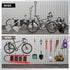 Heevir etc.(4 7.7 Inches) Heavy Duty Utility Hooks, Garage Storage Wall Mount Steel Hooks, Garden Tool Hanger, Garage